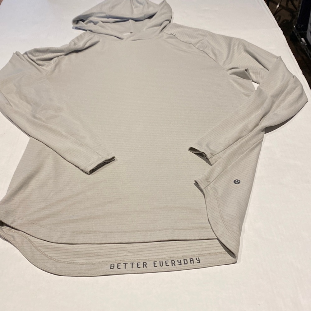 Drysense stretch mesh long sleeve hoodie by lululemon size XXL